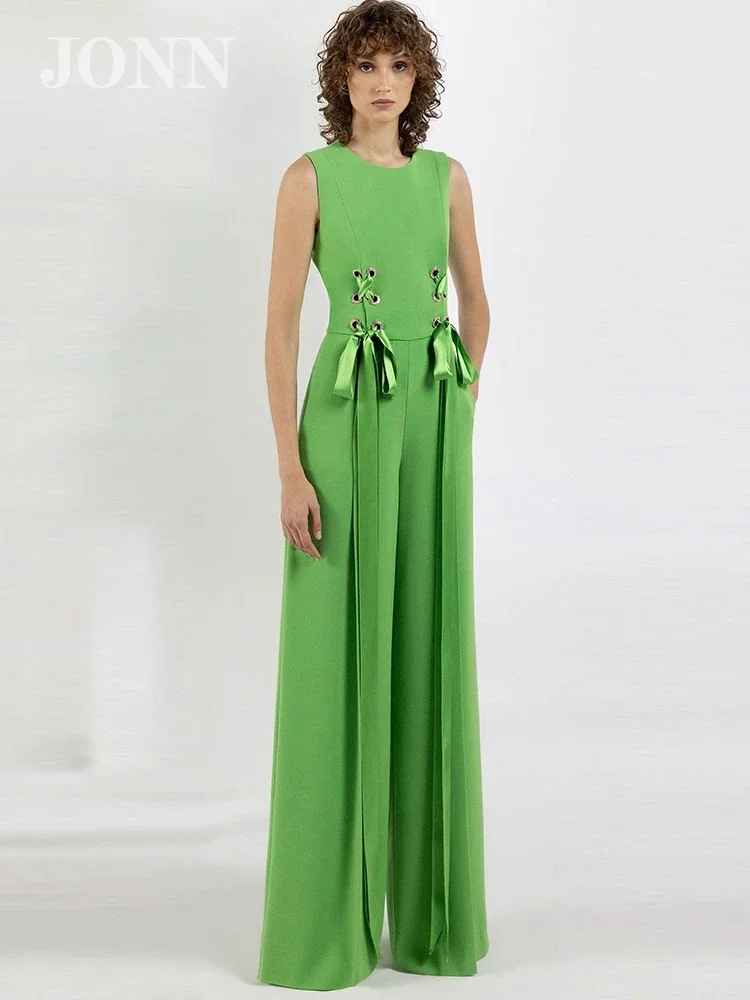 JONN 2024 New Summer Women's Solid Color Cross Bow Sexy Sleeveless Wide Leg Jumpsuit Elegant Celebrity Style Party Outfit
JONN 2024 New Summer Women's Solid Color Cross Bow Sexy Sleeveless Wide Leg Jumpsuit Elegant Celebrity Style Party Outfit