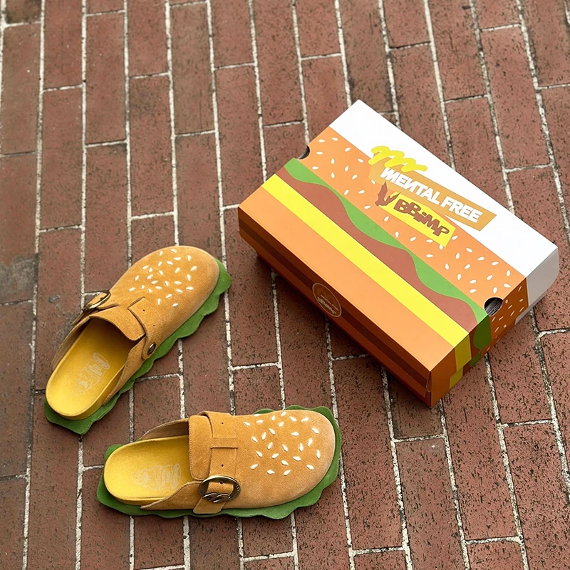 Hamburg Burgen Shoes Summer Thick Soled Sandals Flip Flops With Toe Caps Half Slippers French High-end Feel Lazy Shoes Birthday
Hamburg Burgen Shoes Summer Thick Soled Sandals Flip Flops With Toe Caps Half Slippers French High-end Feel Lazy Shoes Birthday