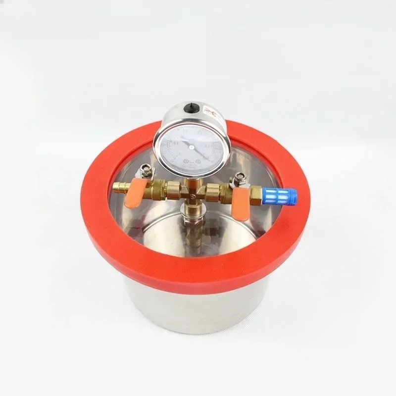 Brand New 1/4" Silicone Oil Gauge Set With Valve for Vacuum Degassing Chamber Lid 1/2" or 3/4" Acrylic Lid Accessories c
Brand New 1/4" Silicone Oil Gauge Set With Valve for Vacuum Degassing Chamber Lid 1/2" or 3/4" Acrylic Lid Accessories c