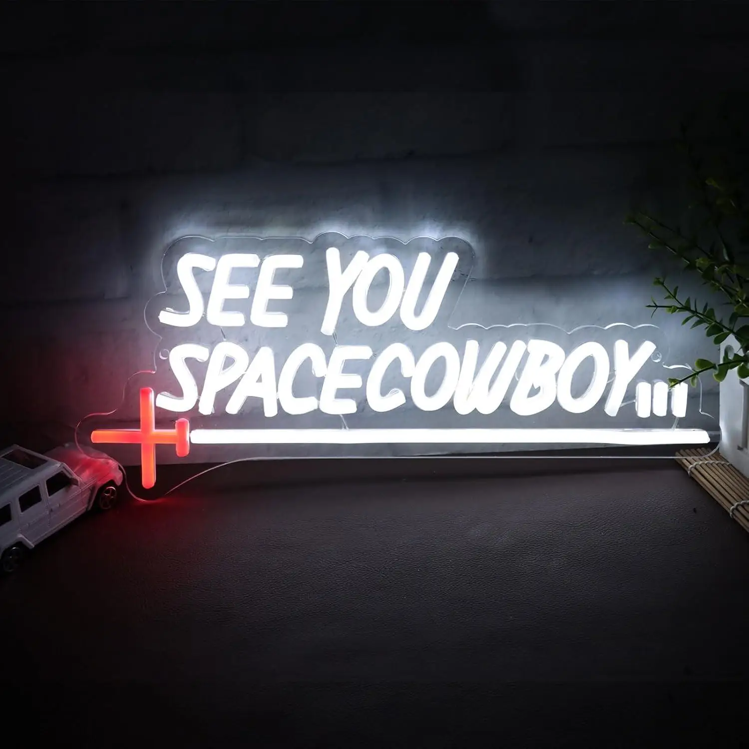 See You Space Cowboy Neon Sign Anime USB Dimmab LED Lights for Game Room Man Cave Bar Playroom Decor Ideal Gifts for Anime Fan
See You Space Cowboy Neon Sign Anime USB Dimmab LED Lights for Game Room Man Cave Bar Playroom Decor Ideal Gifts for Anime Fan