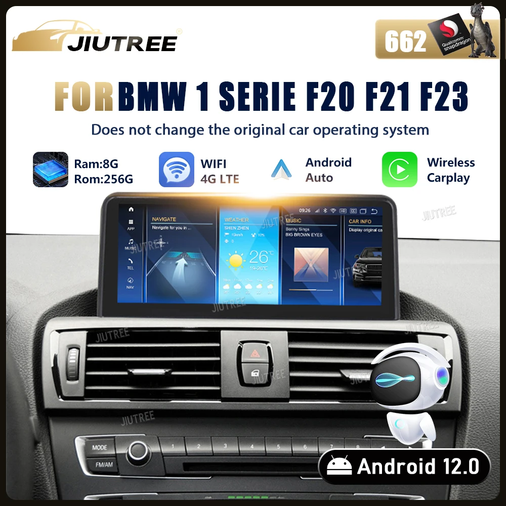 Автомобильный видеоплеер с экраном 12,3 дюйма, Qualcomm 6 + 128G, Android 12, для BMW серий 1/3, F20, F21, F30, F31, NBT, радио, GPS, стерео, CarPlay
Автомобильный видеоплеер с экраном 12,3 дюйма, Qualcomm 6 + 128G, Android 12, для BMW серий 1/3, F20, F21, F30, F31, NBT, радио, GPS, стерео, CarPlay
