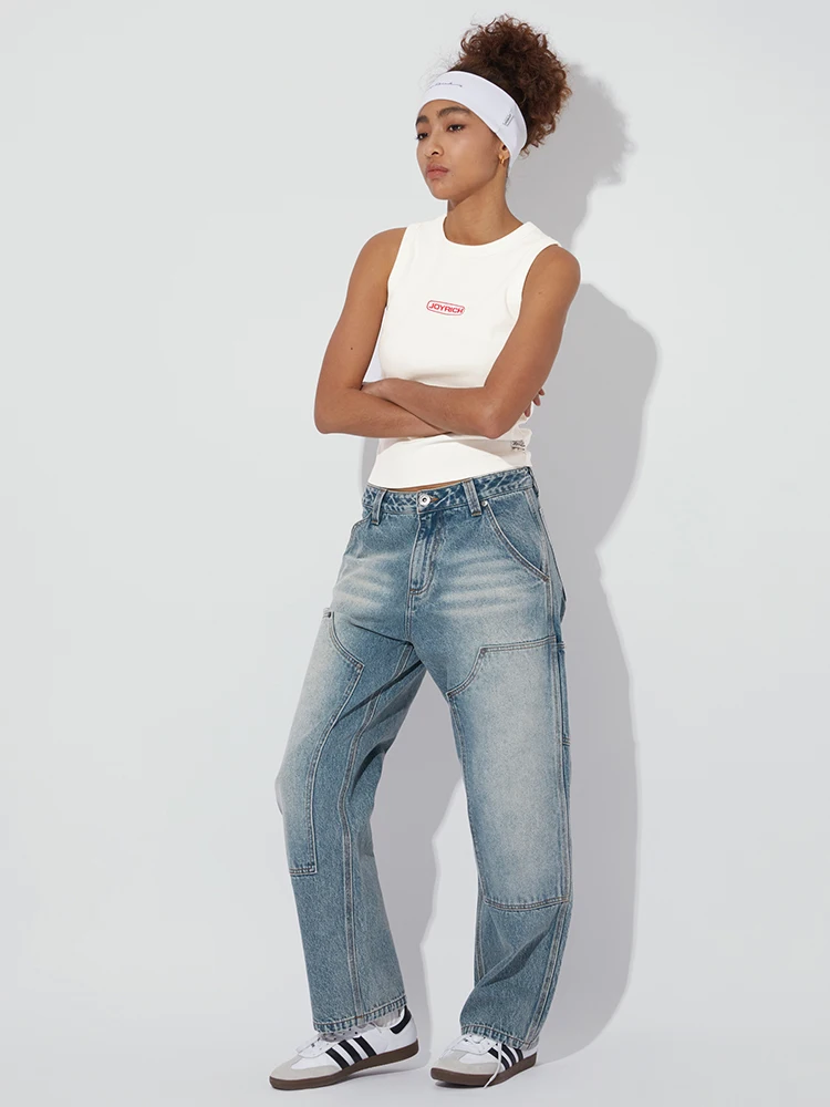 Joyrich American Retro Men Women Spring Double Knee Workwear Loose Casual Jeans Long Pants Straight Leg Loose Fit Youth Jeans
Joyrich American Retro Men Women Spring Double Knee Workwear Loose Casual Jeans Long Pants Straight Leg Loose Fit Youth Jeans