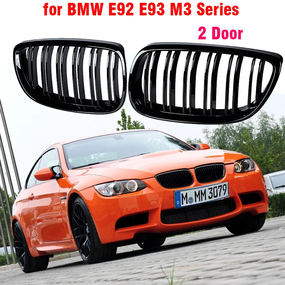 Front Grille Kidney Grill For BMW E92 E93 M3 328i 335i 2-Doors 2007 2008 2009 Car Styling Gloss Black Dual Line
Front Grille Kidney Grill For BMW E92 E93 M3 328i 335i 2-Doors 2007 2008 2009 Car Styling Gloss Black Dual Line