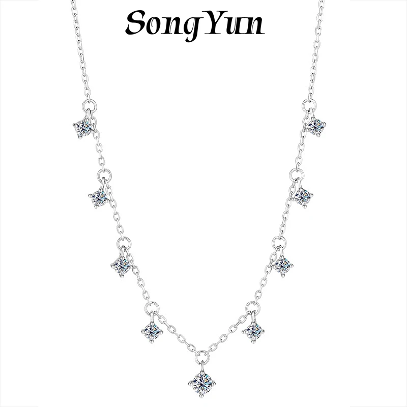 SONGYUN Brand Jewelry 925 Sterling Silver Necklace Moissanite Diamond Vintage Casual Women 18K Gold Plated MST Patent Pendant
SONGYUN Brand Jewelry 925 Sterling Silver Necklace Moissanite Diamond Vintage Casual Women 18K Gold Plated MST Patent Pendant