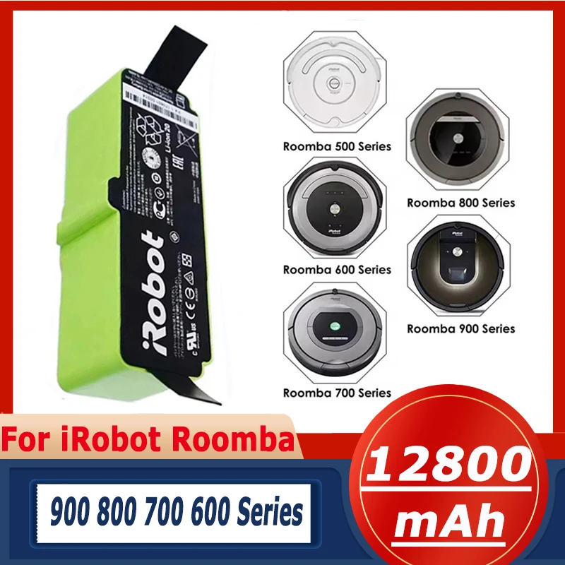 14.4V 12.8Ah Li-ion Battery for iRobot Roomba Robots 600 700 800 900 Series 696 760 761 770 780 790 860 870 871 880 960 965 966
14.4V 12.8Ah Li-ion Battery for iRobot Roomba Robots 600 700 800 900 Series 696 760 761 770 780 790 860 870 871 880 960 965 966