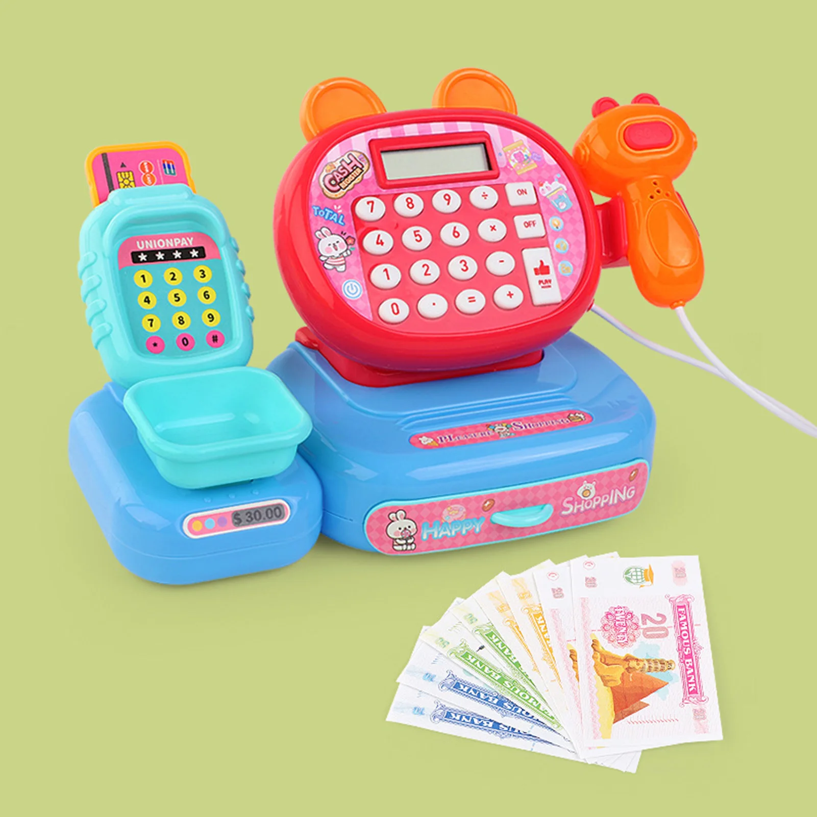 Pretend Play Calculator Register Toys Pretend Play Grocery Supermarket Cashier Playset for 3 4 5 Years Old Toddlers Boys Girls
Pretend Play Calculator Register Toys Pretend Play Grocery Supermarket Cashier Playset for 3 4 5 Years Old Toddlers Boys Girls