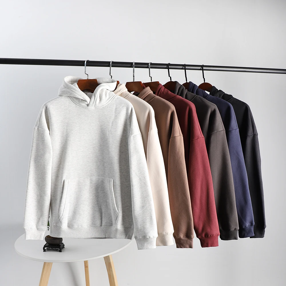 Fleece Lined Hoodie Sweatshirt Men's Autumn Winter Casual Pure Color Comfortable Warm Cotton Polyester Blend Hooded Pullover
Fleece Lined Hoodie Sweatshirt Men's Autumn Winter Casual Pure Color Comfortable Warm Cotton Polyester Blend Hooded Pullover