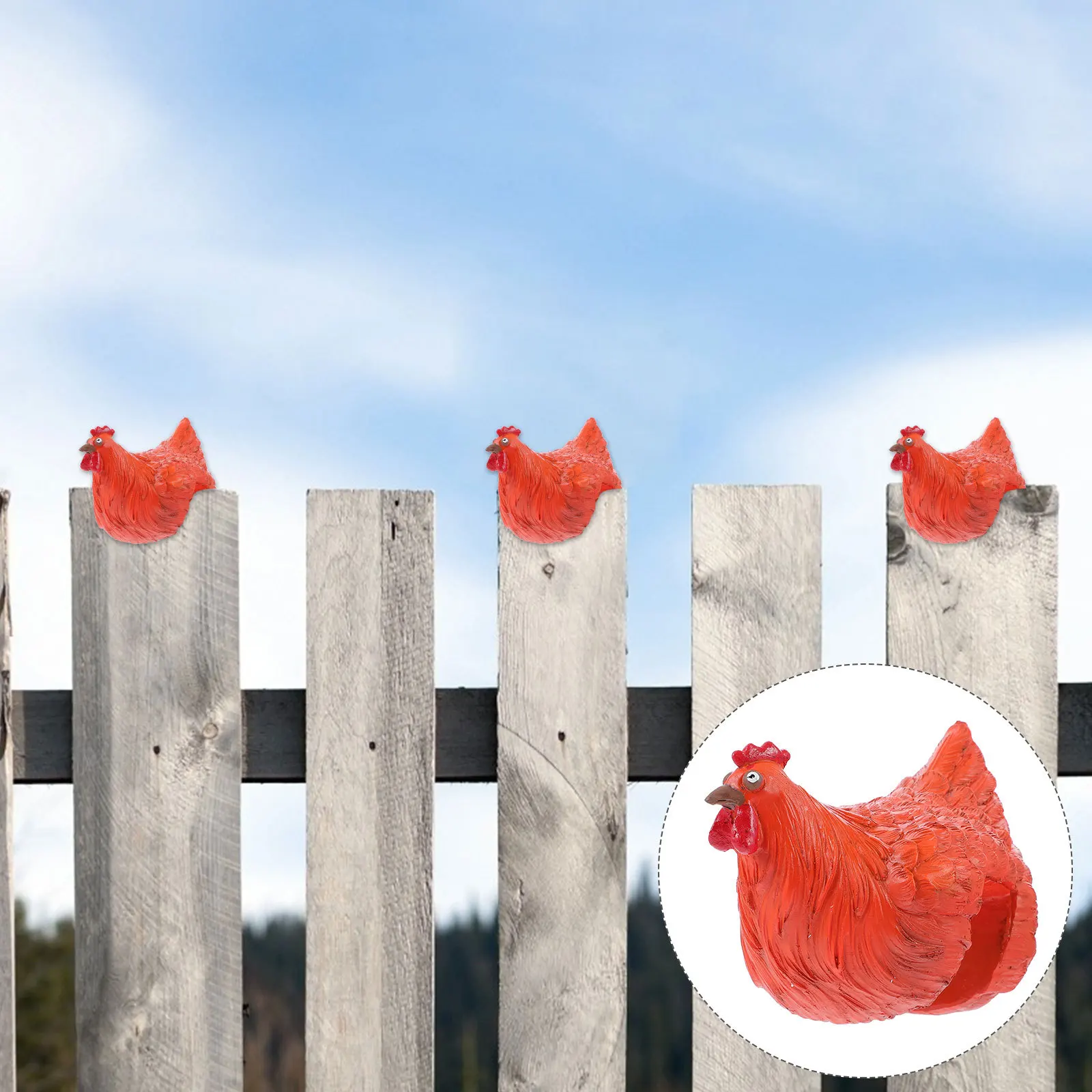 1Pcs Resin Chicken Ornament Garden Decoration Lifelike Hen Outdoor Yard Decor Natural Backyard Landscape Adorn 
1Pcs Resin Chicken Ornament Garden Decoration Lifelike Hen Outdoor Yard Decor Natural Backyard Landscape Adorn