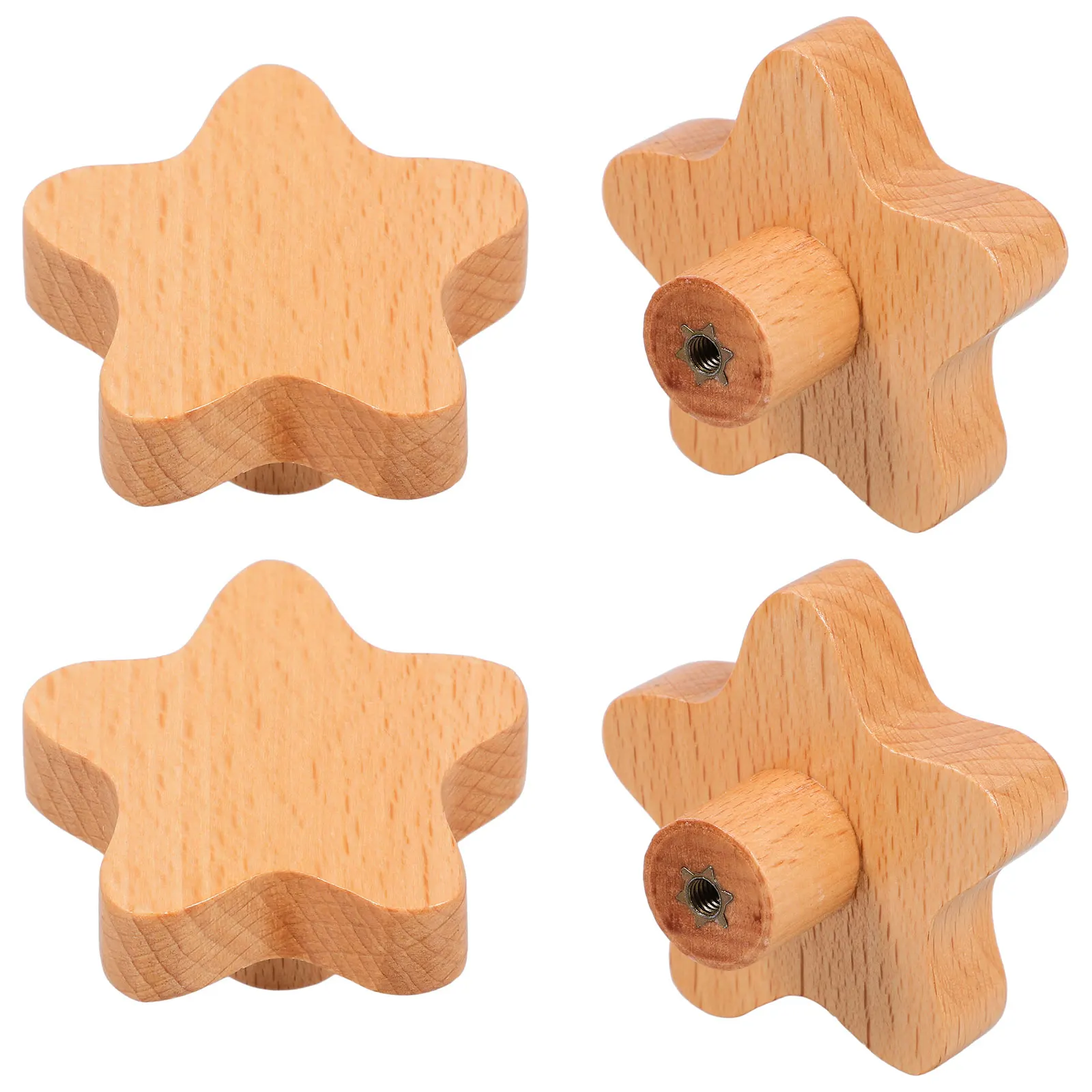 4 Pcs Solid Wood Cabinet Knobs Handles Furniture Drawer Dresser Closet Door Wardrobe Hardware Modern Style Wooden
4 Pcs Solid Wood Cabinet Knobs Handles Furniture Drawer Dresser Closet Door Wardrobe Hardware Modern Style Wooden