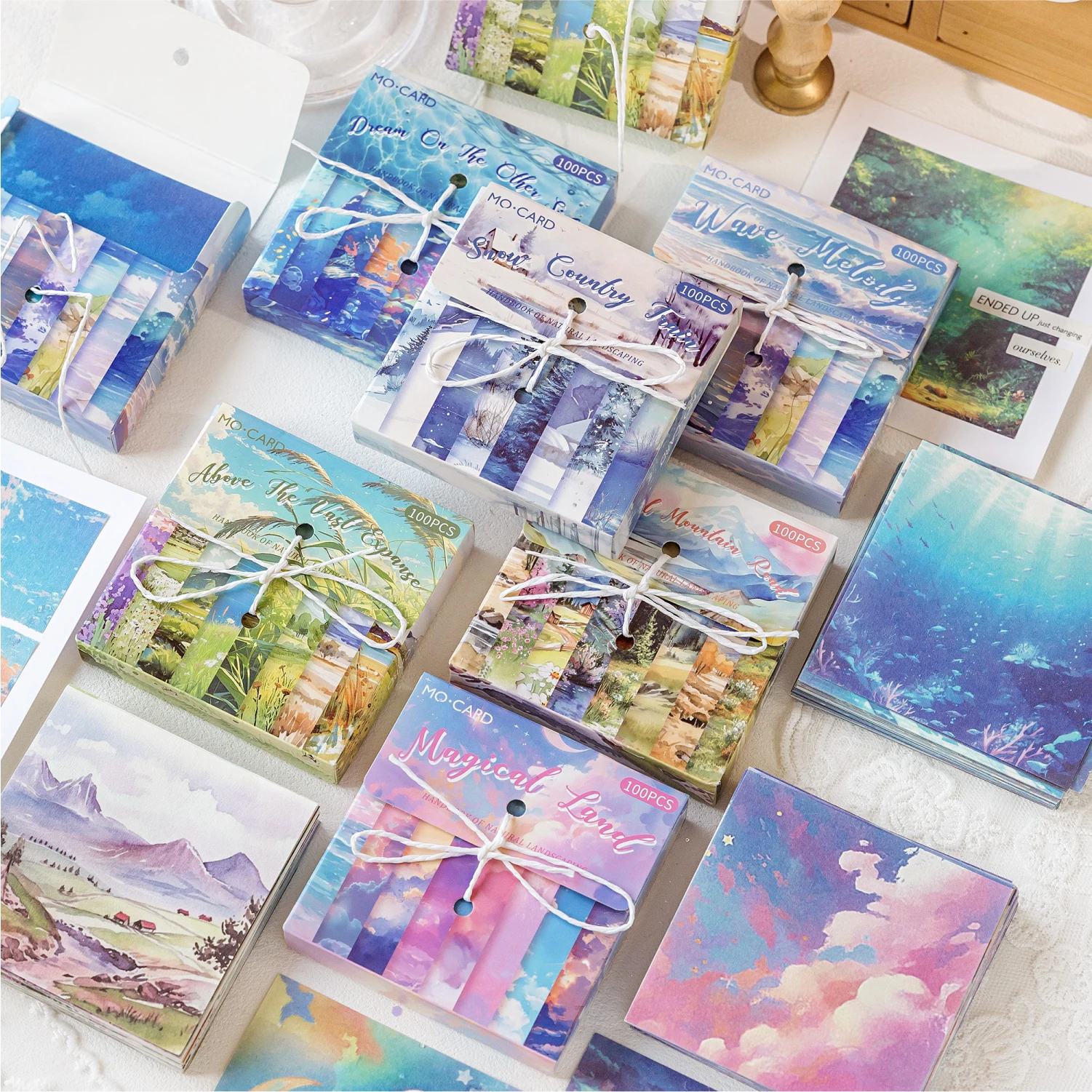 100pcs/box Natural Scenery Background Decoration Materials Paper DIY Clip Art Collage Stationery Planner Decoration Diary
100pcs/box Natural Scenery Background Decoration Materials Paper DIY Clip Art Collage Stationery Planner Decoration Diary