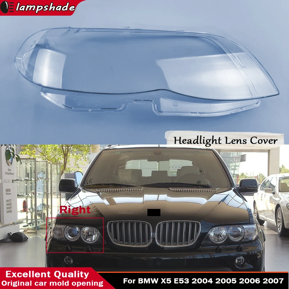 Front Headlight Cover Car Lampshade Lamp Shade Front Headlight Cover Glass Lens Shell For BMW X5 E53 2004 2005 2006 2007
Front Headlight Cover Car Lampshade Lamp Shade Front Headlight Cover Glass Lens Shell For BMW X5 E53 2004 2005 2006 2007