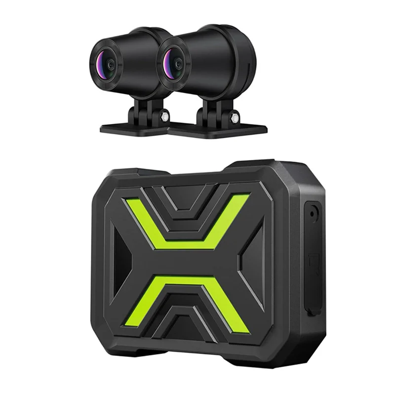 FEDI-Motorcycle Dash Cam, 1080P Front Rear Video Camera, Night Vision, App Connectivity, Ip67 Waterproof, Loop Recording Functio
FEDI-Motorcycle Dash Cam, 1080P Front Rear Video Camera, Night Vision, App Connectivity, Ip67 Waterproof, Loop Recording Functio