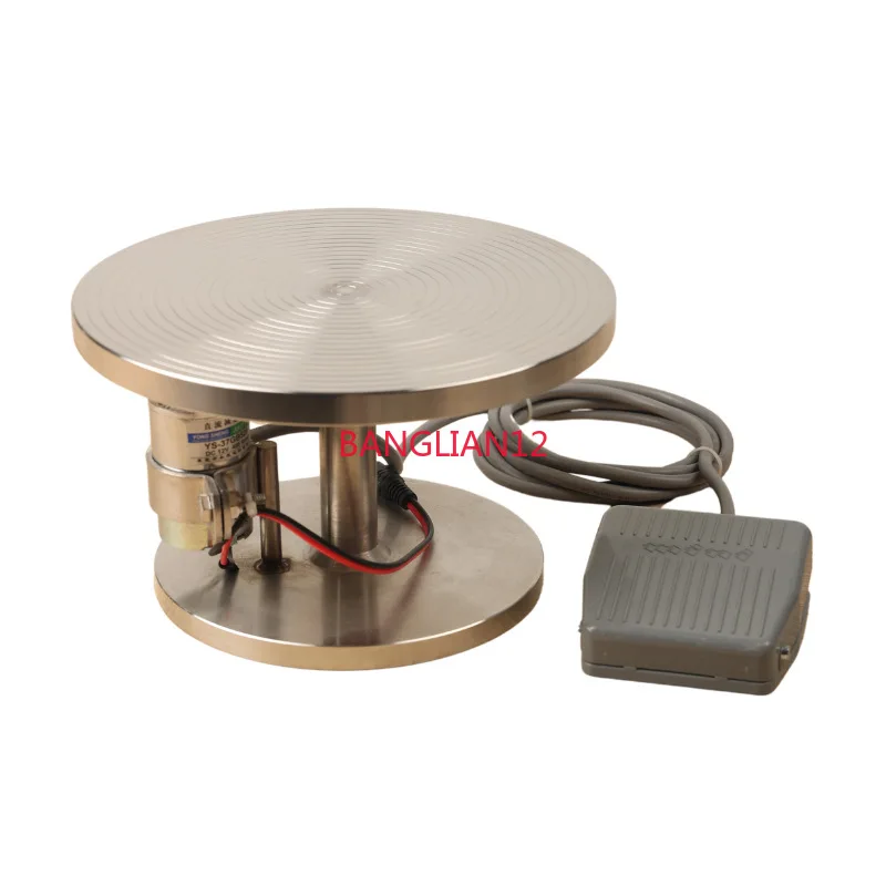 Pottery tools stainless steel electric turntable Continuously variable speed model making tools
Pottery tools stainless steel electric turntable Continuously variable speed model making tools