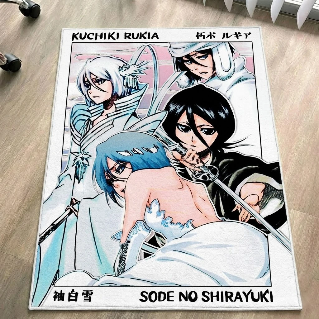 Bleach Rukia Theme Anime Rug Floor Mat Non-Slip Soft Carpet for Kids Room Bedroom Fans Gift
Bleach Rukia Theme Anime Rug Floor Mat Non-Slip Soft Carpet for Kids Room Bedroom Fans Gift