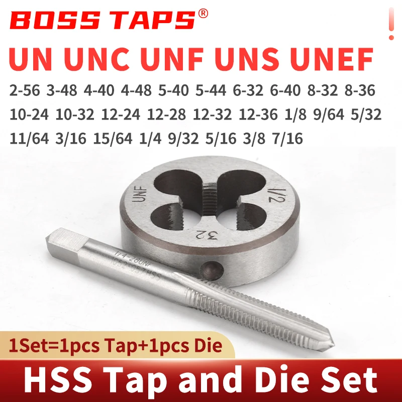 Набор ручных метчиков и плашек BOSS TAP 1SET (американский стандарт) для мелкой резьбы UN/UNC/UNF/UNS/UNEF 2-56~12-36 1/8 9/64 5/32 11/64 3/16
Набор ручных метчиков и плашек BOSS TAP 1SET (американский стандарт) для мелкой резьбы UN/UNC/UNF/UNS/UNEF 2-56~12-36 1/8 9/64 5/32 11/64 3/16