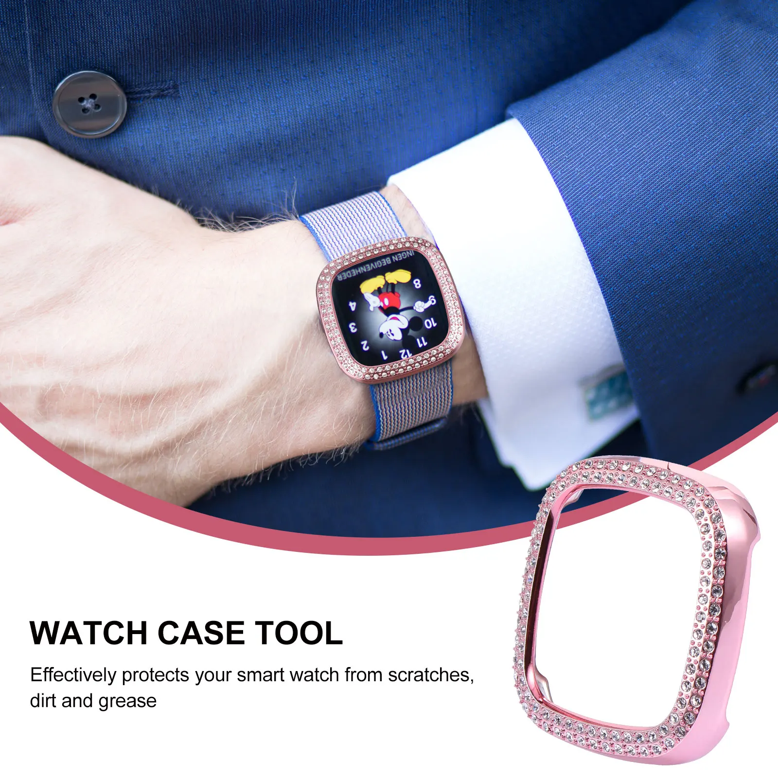 Electroplating Protective Shell Watch Case Smart Cover Compatible for Fitbit Large Size Various Colors Tempered Glass Full
Electroplating Protective Shell Watch Case Smart Cover Compatible for Fitbit Large Size Various Colors Tempered Glass Full
