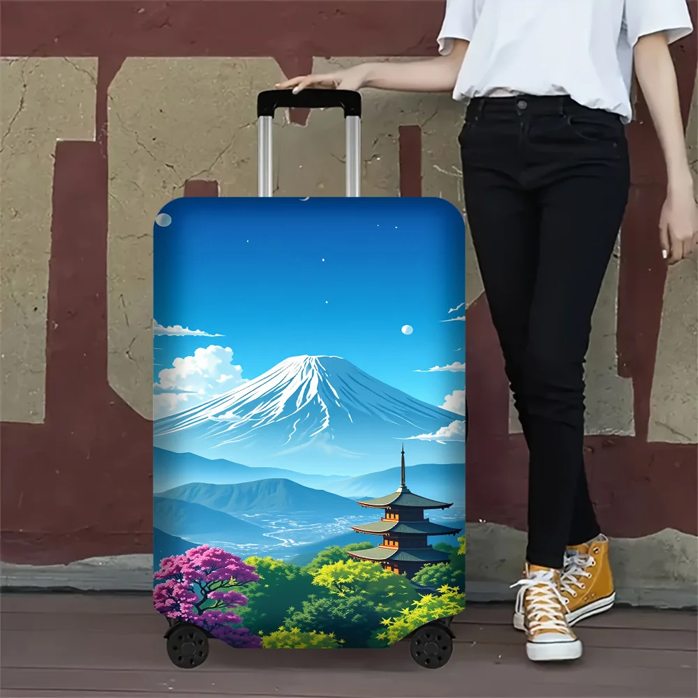 1PC Anime Style Japanese Landscape Print Luggage Cover for luggage sizes 18-32 inches; dust and elastic travel accessories to ef
1PC Anime Style Japanese Landscape Print Luggage Cover for luggage sizes 18-32 inches; dust and elastic travel accessories to ef