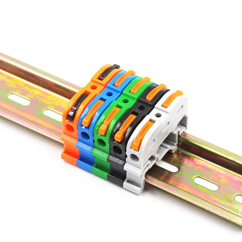 Rail Terminal Block Cable Connector Line Transparent Type Grey Colored 32A RF, Lighting Universal Compact Fast Color 211
Rail Terminal Block Cable Connector Line Transparent Type Grey Colored 32A RF, Lighting Universal Compact Fast Color 211