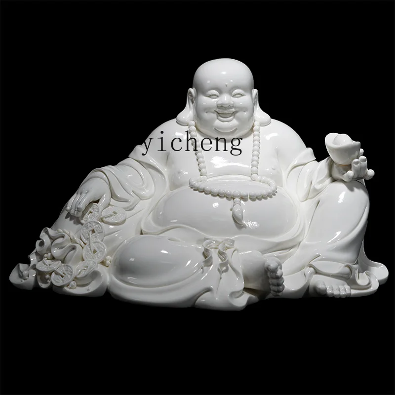 LSL Home Decor Large Belly Buddha Chinese Style Wealth-Attracting Figure Vintage Ceramic
LSL Home Decor Large Belly Buddha Chinese Style Wealth-Attracting Figure Vintage Ceramic