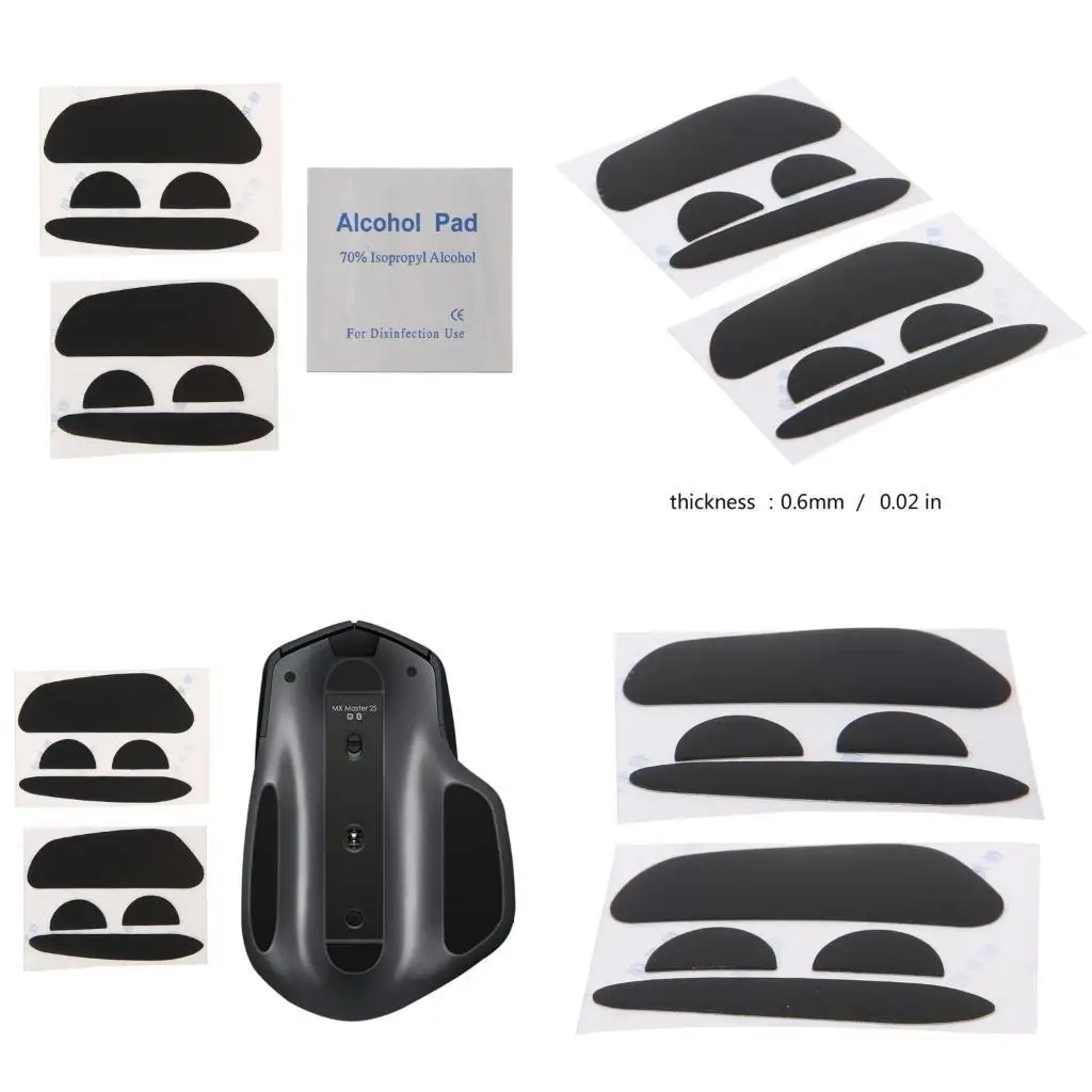 Y1UB 0.6mm Mouse Feet Mouse Skates Stickers Pads Glides DIY Replacement for MX Gaming Mice 2 PACKs
Y1UB 0.6mm Mouse Feet Mouse Skates Stickers Pads Glides DIY Replacement for MX Gaming Mice 2 PACKs