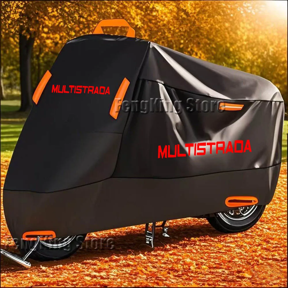 Motorcycle Cover UV Protection Dustproof Snowproof Outdoor All Years Motorcycle Waterproof Cover For Ducati Multistrada 1200
Motorcycle Cover UV Protection Dustproof Snowproof Outdoor All Years Motorcycle Waterproof Cover For Ducati Multistrada 1200