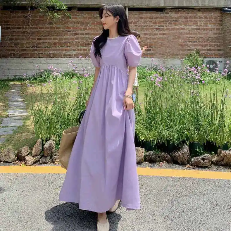 Summer New Women's Dress High Waist Casual Round Neck Sweet A-line Skirt
Summer New Women's Dress High Waist Casual Round Neck Sweet A-line Skirt