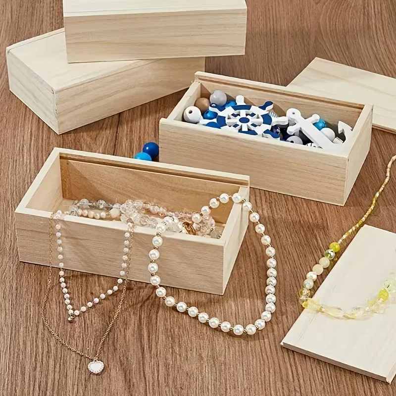 2026 Latest Models Rectangular Pull-out Wooden Box Sliding Lid Unfinished Blank Wood Gift Storage Craft Box
2026 Latest Models Rectangular Pull-out Wooden Box Sliding Lid Unfinished Blank Wood Gift Storage Craft Box
