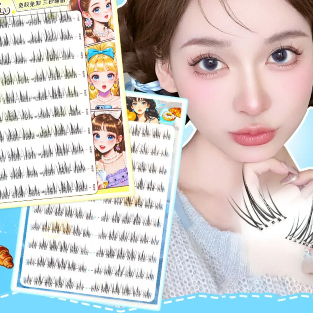 10 Rows Sunflower False Eyelash Glue Free Transparent Terrier Fake Eyelash New Natural Simulation Lashes Girl Group Eye Lash
10 Rows Sunflower False Eyelash Glue Free Transparent Terrier Fake Eyelash New Natural Simulation Lashes Girl Group Eye Lash