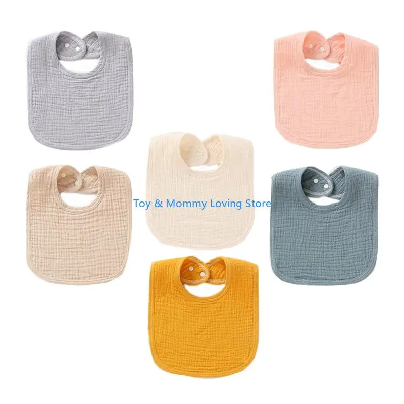 Y1QF 6pcs Babies Bibs 4-Layer Bibs Light Weight Feeding Bibs Cotton for Babies & Toddlers for Babies Shower Birthday
Y1QF 6pcs Babies Bibs 4-Layer Bibs Light Weight Feeding Bibs Cotton for Babies & Toddlers for Babies Shower Birthday