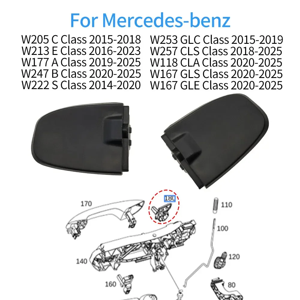 For Mercedes W177 W247 W118 W205 W253 W213 Car Exterior Door Pull Handle Fixed Base Buckle Cap For Benz A B C GLA GLC CLA Class 
For Mercedes W177 W247 W118 W205 W253 W213 Car Exterior Door Pull Handle Fixed Base Buckle Cap For Benz A B C GLA GLC CLA Class