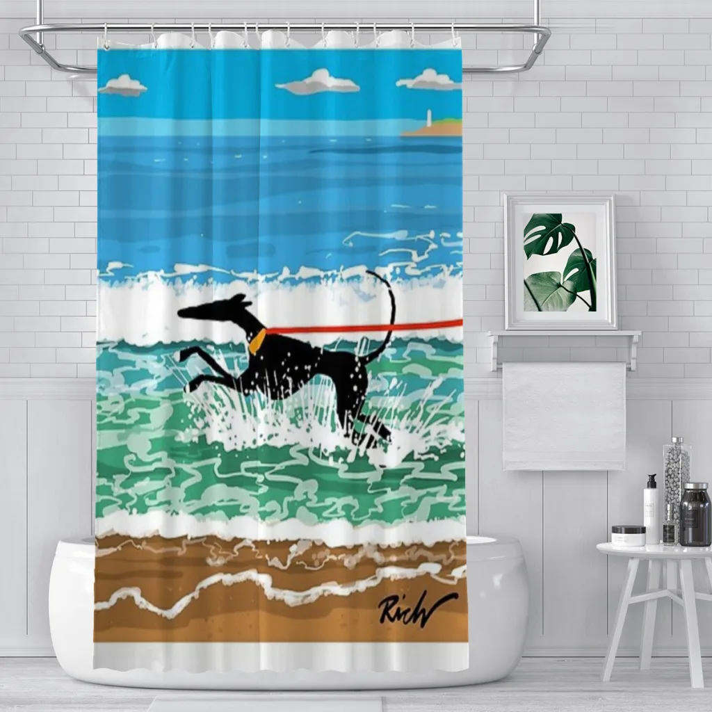 Running in the Sea Shower Curtain Landscape Bath Curtain With Hooks for Bathroom waterproof scenery
Running in the Sea Shower Curtain Landscape Bath Curtain With Hooks for Bathroom waterproof scenery