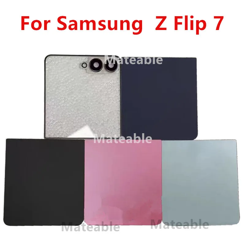 Задняя крышка аккумулятора Flip7 для Samsung Galaxy Z Flip 7, задний корпус, ремонт стекла, замена чехла для дверцы телефона + объектив камеры
Задняя крышка аккумулятора Flip7 для Samsung Galaxy Z Flip 7, задний корпус, ремонт стекла, замена чехла для дверцы телефона + объектив камеры