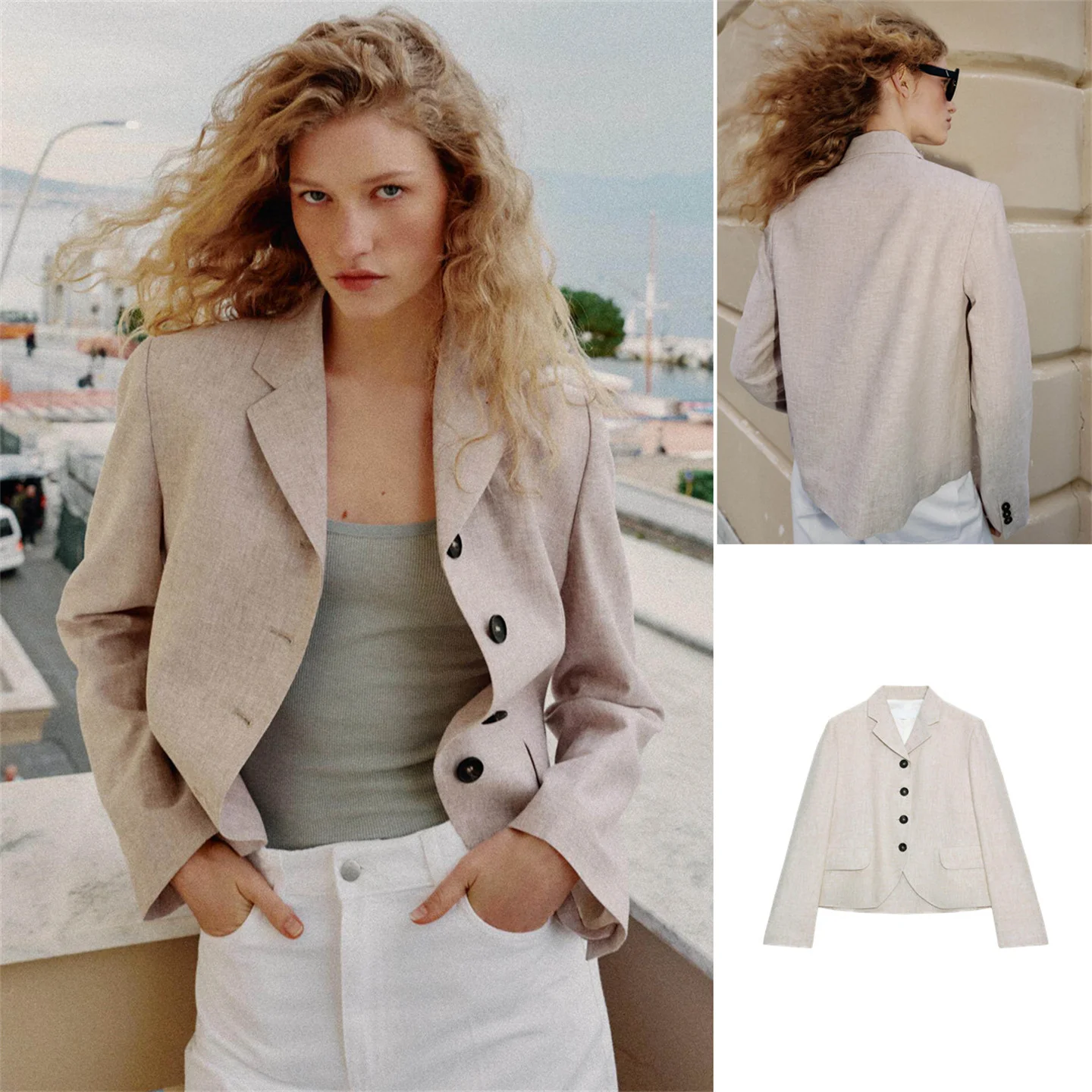 Summer New Women's Commuter Fashion Long Sleeve Linen Blend Preppy Style Suit Jacket Casual Cotton Blend Standard Fit
Summer New Women's Commuter Fashion Long Sleeve Linen Blend Preppy Style Suit Jacket Casual Cotton Blend Standard Fit