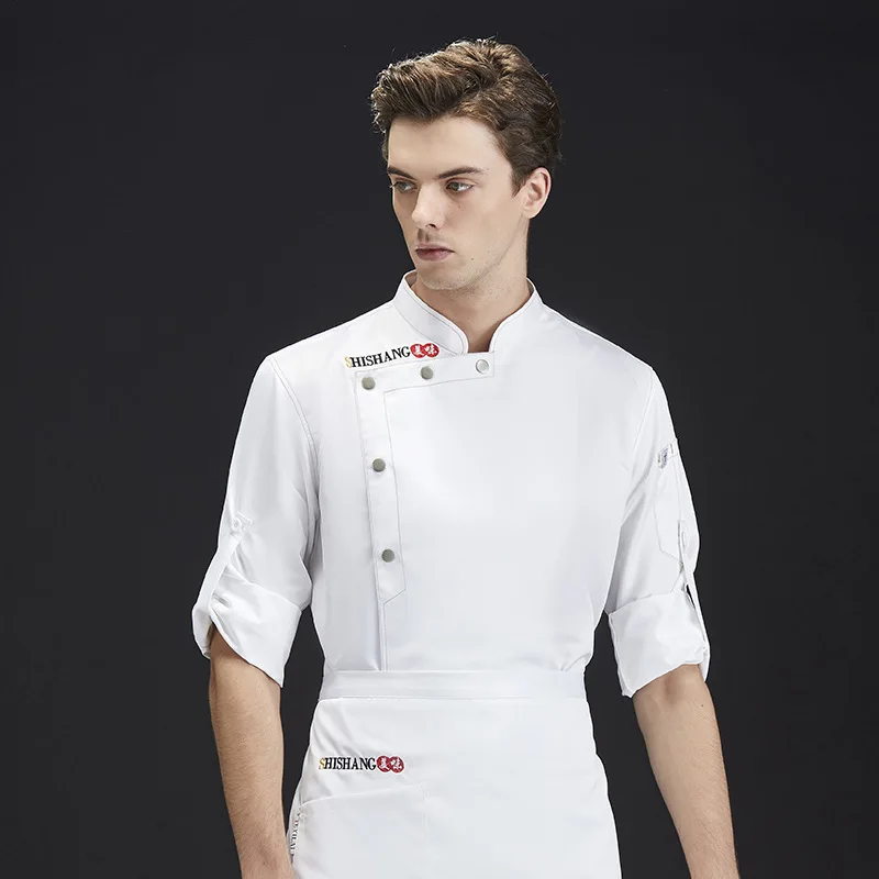 Dining Chef Overalls Men's Hotel Restaurant Gourmet City Kitchen Western Restaurant Cake Baking Autumn and Winter Long Sleeve Co
Dining Chef Overalls Men's Hotel Restaurant Gourmet City Kitchen Western Restaurant Cake Baking Autumn and Winter Long Sleeve Co