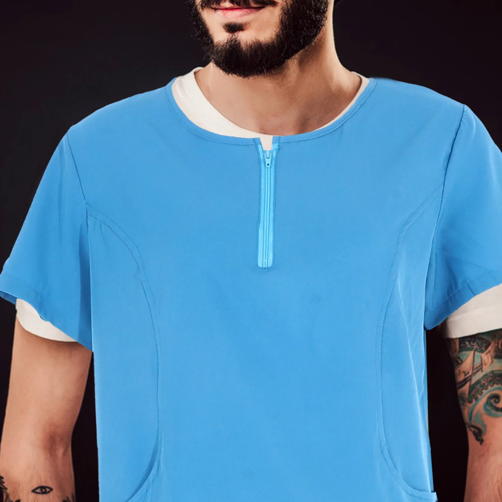 1Set Woman Doctor Uniform Short Sleeve Summer Hospital Work Clothes Breathable Practical Lady Size M Woman Doctor Uniform
1Set Woman Doctor Uniform Short Sleeve Summer Hospital Work Clothes Breathable Practical Lady Size M Woman Doctor Uniform