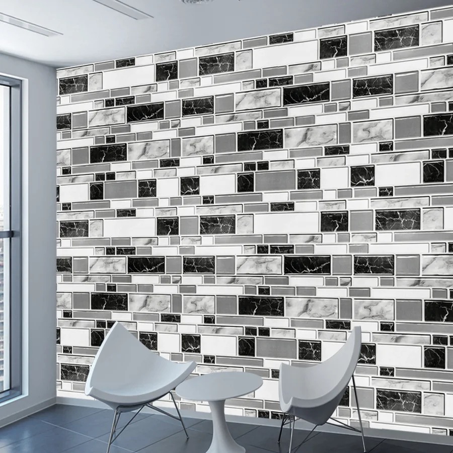 18+ Self Adhesive Optional Wallpapers for Living Room Decoration Wall Art Home Decor Panel Black Grey Brick Design Tiles Murals
18+ Self Adhesive Optional Wallpapers for Living Room Decoration Wall Art Home Decor Panel Black Grey Brick Design Tiles Murals