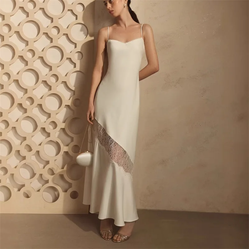 Summer White Lace Prom Dress Sexy Stripe Sleeveless Sheath Long Party Gown Formal Wedding Guest Birthday Evening Robe
Summer White Lace Prom Dress Sexy Stripe Sleeveless Sheath Long Party Gown Formal Wedding Guest Birthday Evening Robe