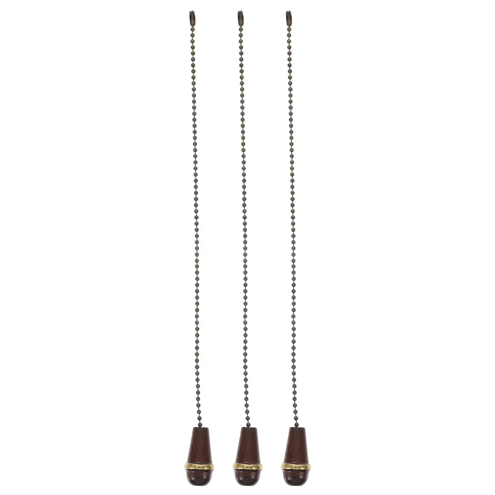 3 Pcs Ceiling Fan Chain Light Pull Cord Wooden Knob Vintage Pendant Extension for Metal Lamp Hardware Accessories
3 Pcs Ceiling Fan Chain Light Pull Cord Wooden Knob Vintage Pendant Extension for Metal Lamp Hardware Accessories
