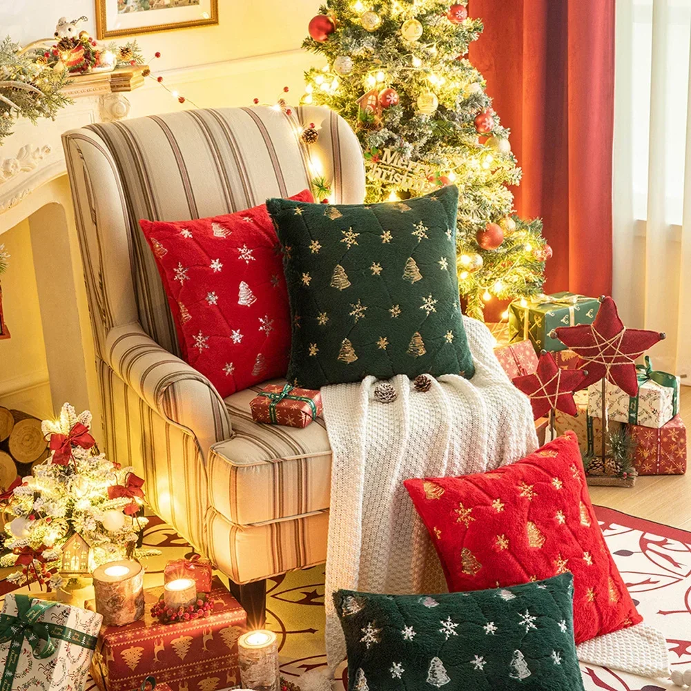 Decorative Pillow Cover Snowflake Throw Pillow Christmas Decoration 18*18in Size Casual Comfort Christmas Decoration
Decorative Pillow Cover Snowflake Throw Pillow Christmas Decoration 18*18in Size Casual Comfort Christmas Decoration