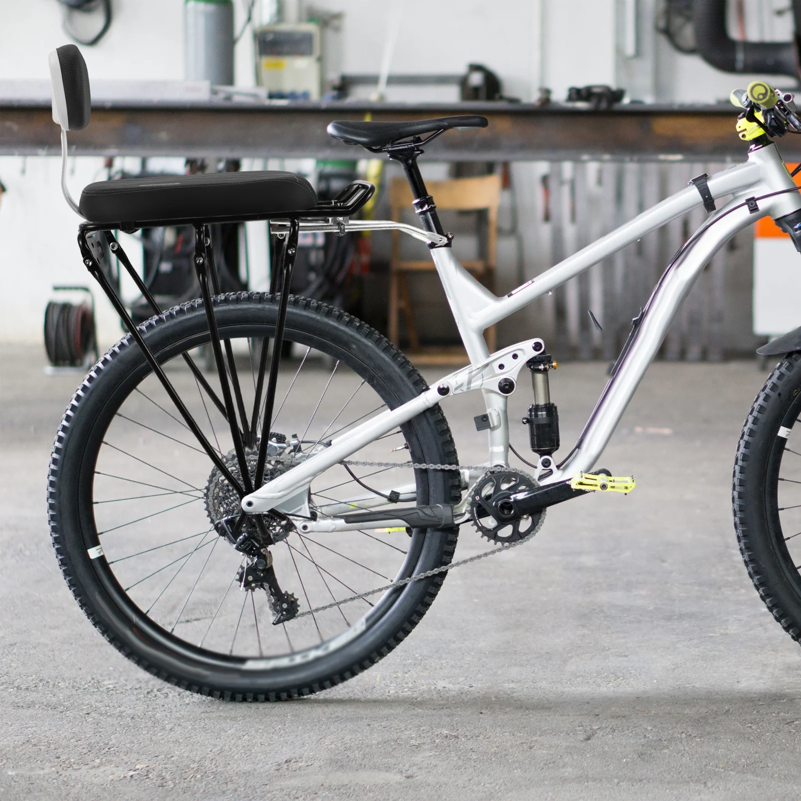 Black Rear Seat Sponge Cushion Bike Backrest Comfortable Back Seat Safety Bike Accessory Universal
Black Rear Seat Sponge Cushion Bike Backrest Comfortable Back Seat Safety Bike Accessory Universal