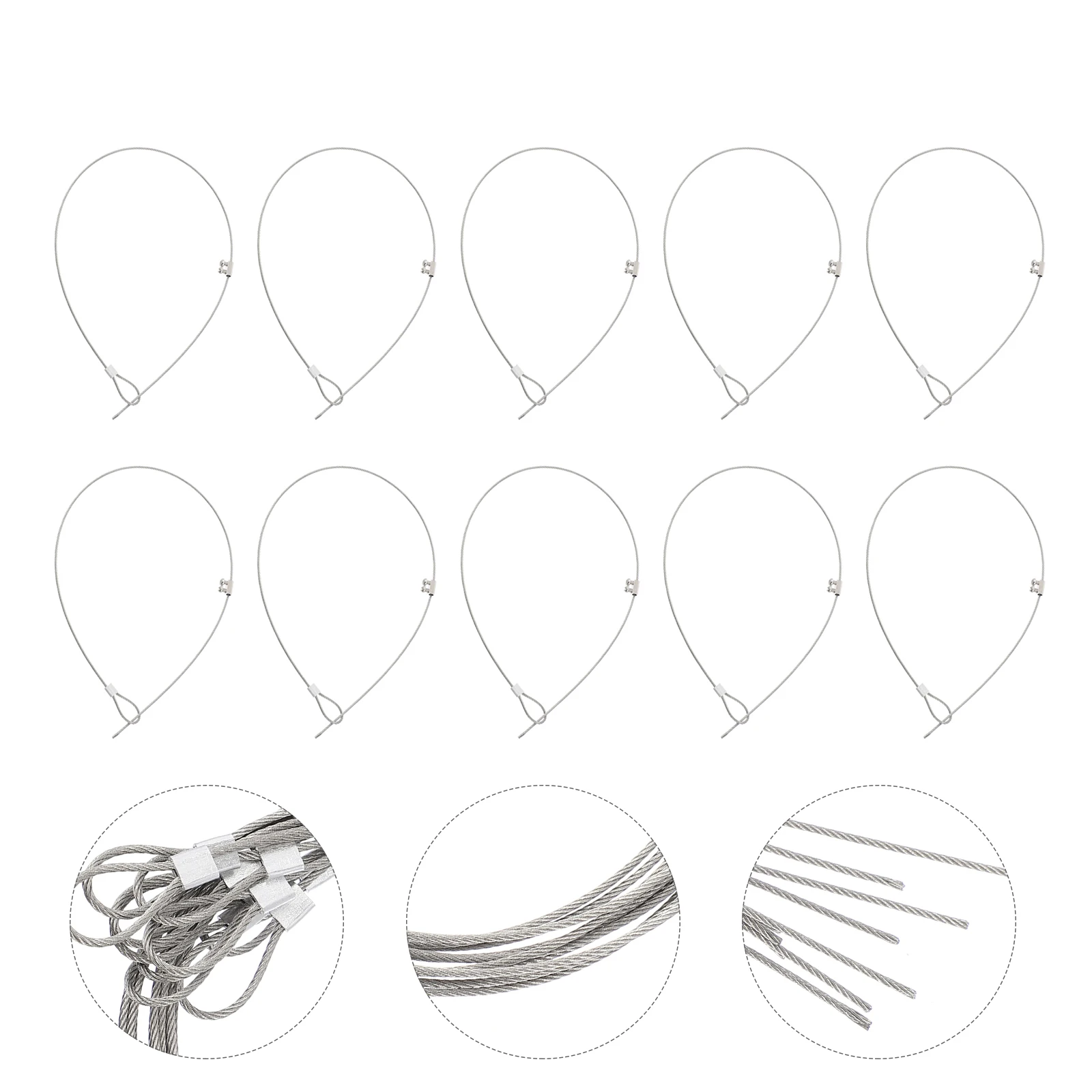 10 Pcs Stainless Steel Gate Latch Cable Pull Opener Adjustable Fall Arrest Rope Lights Wire Door Hardware Garden Puller
10 Pcs Stainless Steel Gate Latch Cable Pull Opener Adjustable Fall Arrest Rope Lights Wire Door Hardware Garden Puller