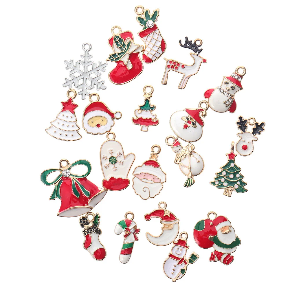 50 Pcs Christmas Pendant Xmas Earring Charms Jewelry Making Accessories Alloy Gilded Necklace
50 Pcs Christmas Pendant Xmas Earring Charms Jewelry Making Accessories Alloy Gilded Necklace