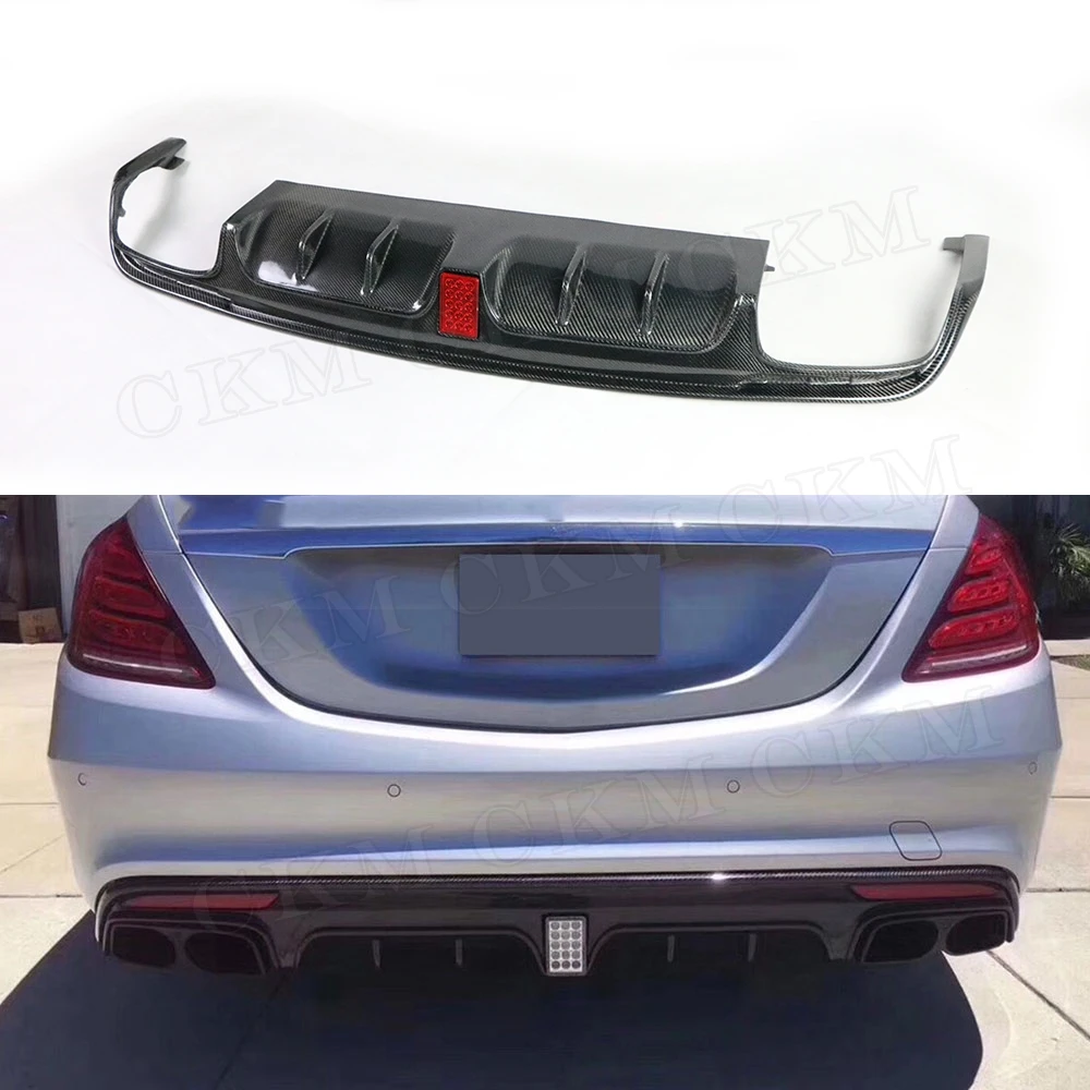 For W222 Carbon Fiber Material Fit for Mercedes Benz S Class S63 S65 AMG 2013-2017 B Style Rear Bumper Lip Diffuser Spoiler
For W222 Carbon Fiber Material Fit for Mercedes Benz S Class S63 S65 AMG 2013-2017 B Style Rear Bumper Lip Diffuser Spoiler