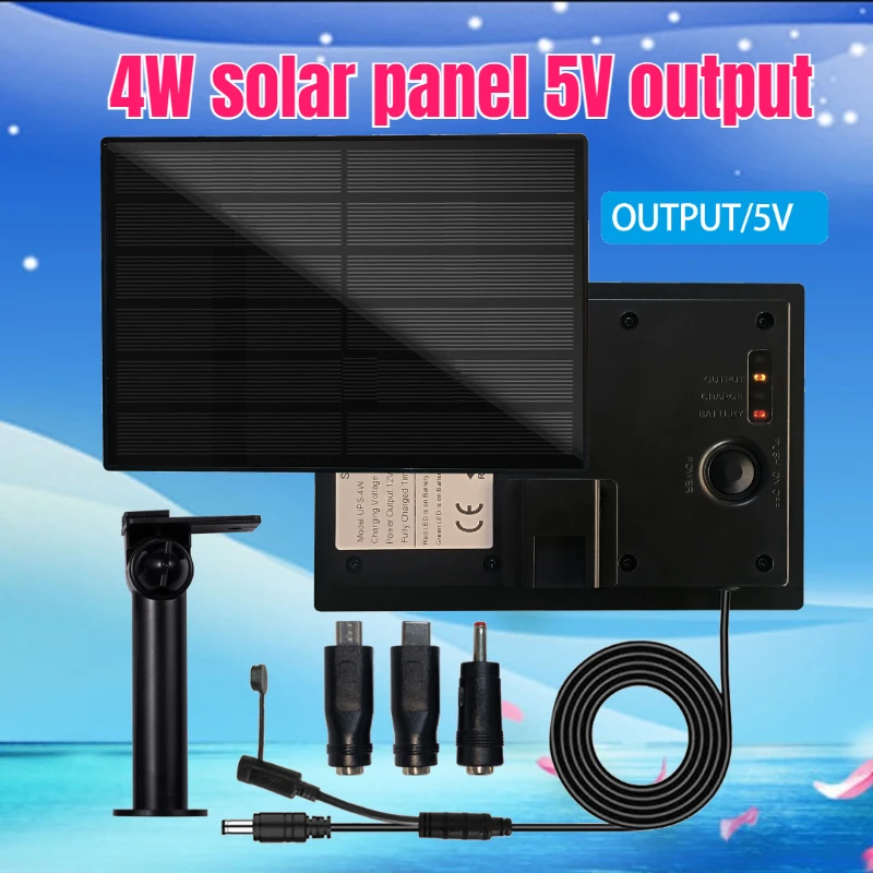 Влагозащищенная солнечная панель 4 Вт со встроенным аккумулятором 18650, кабель 2 м, зарядка через USB Type-C, питание DC5V/12V для уличных камер видеонаблюдения и Wi-Fi
Влагозащищенная солнечная панель 4 Вт со встроенным аккумулятором 18650, кабель 2 м, зарядка через USB Type-C, питание DC5V/12V для уличных камер видеонаблюдения и Wi-Fi