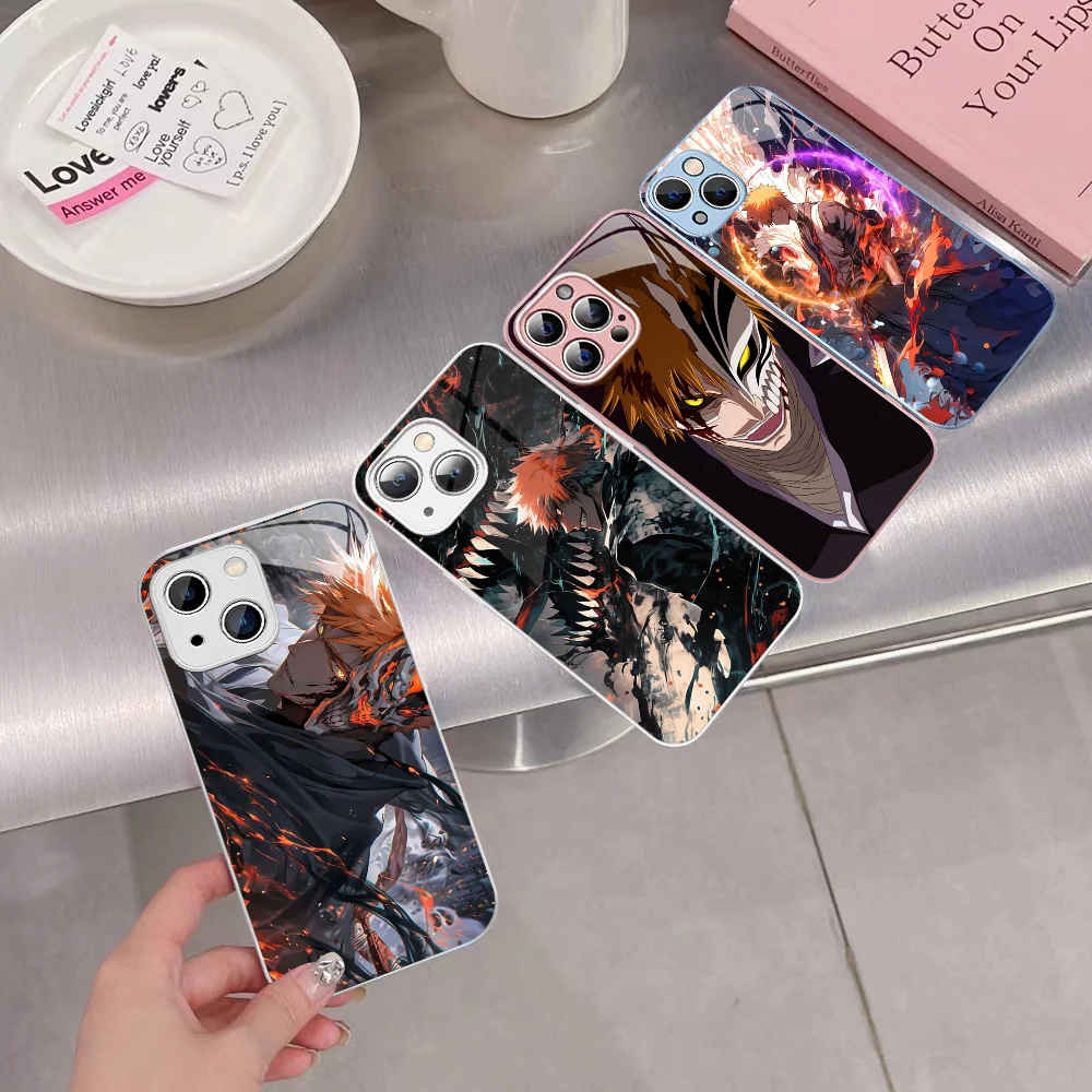 Bleach Anime Phone Case Tempered Glass For Iphone 14 13 12 11 Pro Mini XS MAX 14Plus X XS XR Fundas
Bleach Anime Phone Case Tempered Glass For Iphone 14 13 12 11 Pro Mini XS MAX 14Plus X XS XR Fundas