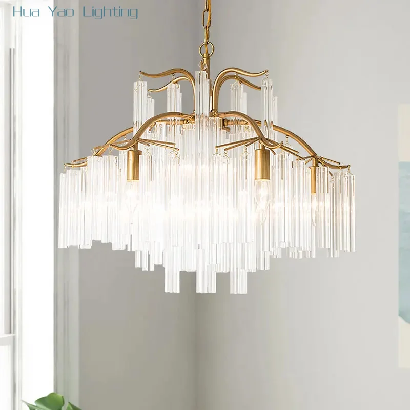 European Luxury Crystal Chandelier for Villa Restaurant Bedroom Lamps American Led Copper Dining Room Living Room Pendant Lights
European Luxury Crystal Chandelier for Villa Restaurant Bedroom Lamps American Led Copper Dining Room Living Room Pendant Lights