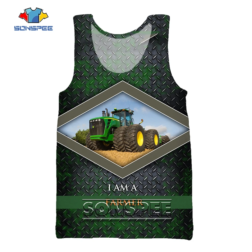 SONSPEE Summer Harvester Graphic 3D Print Beach Vest Men Women Green Heavy Truck Plus Size Kids Streetwear Hip Hop Tank Tops
SONSPEE Summer Harvester Graphic 3D Print Beach Vest Men Women Green Heavy Truck Plus Size Kids Streetwear Hip Hop Tank Tops