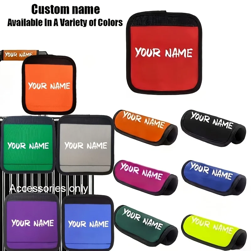 Custom Name Travel Essential Luggage Handle Cover with Personalized Text, Ideal for Protecting Your Hands And Bag Handle
Custom Name Travel Essential Luggage Handle Cover with Personalized Text, Ideal for Protecting Your Hands And Bag Handle