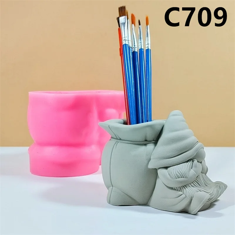 Santa Claus Dwarf Backpack Vase Silicone Mold Scented Mold For Gypsum and Concrete Stone Carving Art Ornaments Homemade
Santa Claus Dwarf Backpack Vase Silicone Mold Scented Mold For Gypsum and Concrete Stone Carving Art Ornaments Homemade