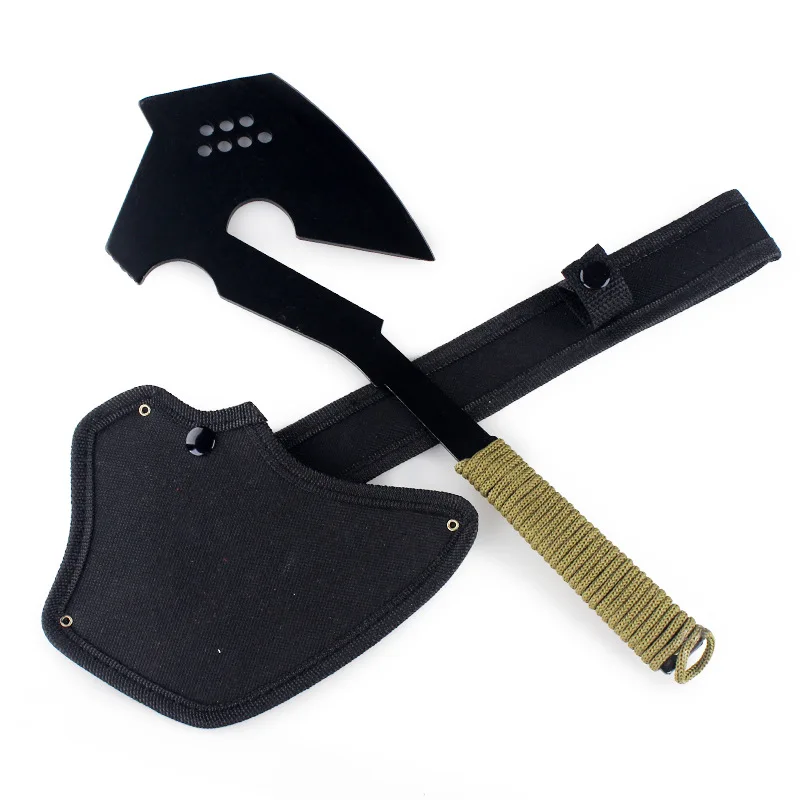 New Outdoor Multifunctional Axe Convenient Camping Tactics Mountain Cutting Wood Cutting Firefighting Axe EDC Tool 
New Outdoor Multifunctional Axe Convenient Camping Tactics Mountain Cutting Wood Cutting Firefighting Axe EDC Tool
